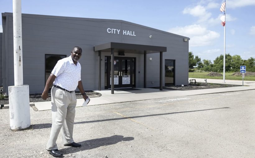 City of Arcola Mayor Fred Burton at City Hall on Tuesday, July 18, 2023. 