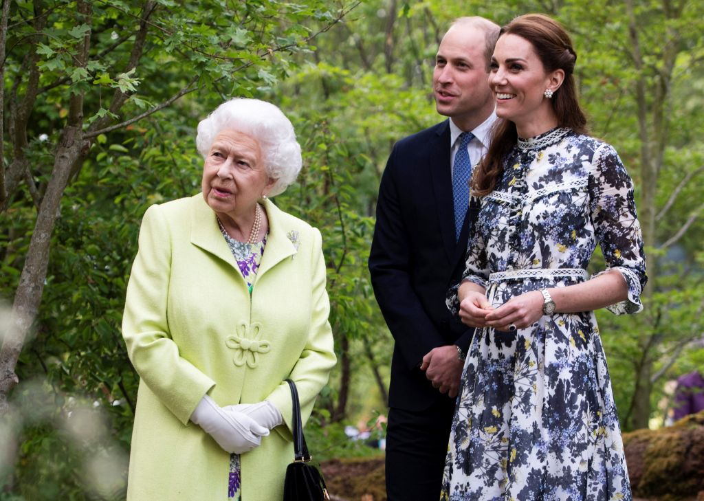 Queen Elizabeth, Prince William, Kate Middleton Catherine