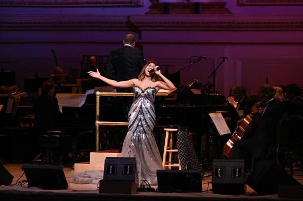 NEW YORK, NEW YORK - APRIL 29: Deborah Cox performs onstage during The New York Pops 41st Birthday Gala honoring Clive Davis at Carnegie Hall on April 29, 2024 in New York City. 
