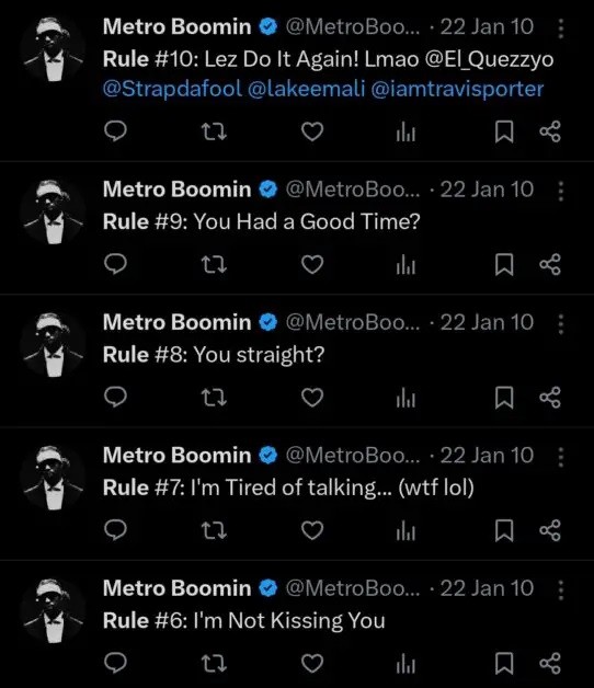 Metro Boomin tweet 2