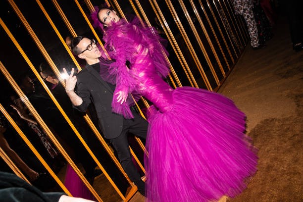 Christian Siriano and Coco Rocha at the Boom at The Standard Met Gala After Party held at The Boom Boom Room, The Standard Hotel on May 6, 2024 in New York, New York.