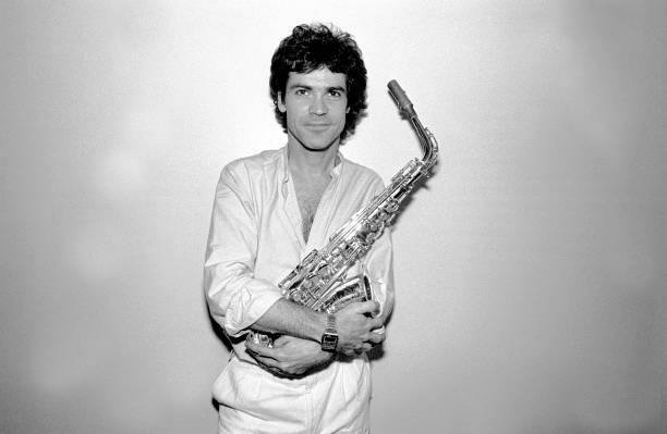 Portrait of jazz musician David Sanborn at the Poplar Creek Music Theater in Hoffman Estates, Illinois, July 29, 1982. 