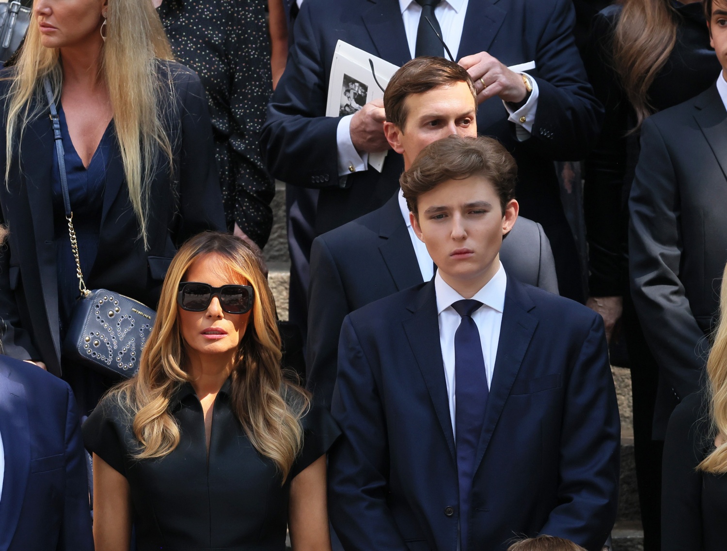 Melania Trump and son Barron Trump