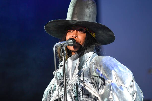 CONCORD, CALIFORNIA - SEPTEMBER 18: Erykah Badu performs at the 2021 Lights On Music Festival at Concord Pavilion on September 18, 2021 in Concord, California.