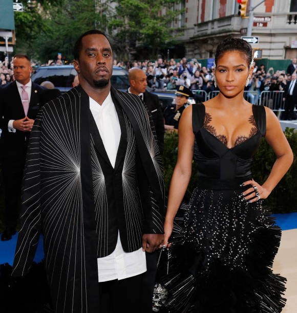 NEW YORK, NY - MAY 01: P. Diddy and Cassie at 'Rei Kawakubo/Comme des Garçons:Art of the In-Between' Costume Institute Gala at Metropolitan Museum of Art on May 1, 2017 in New York City. 