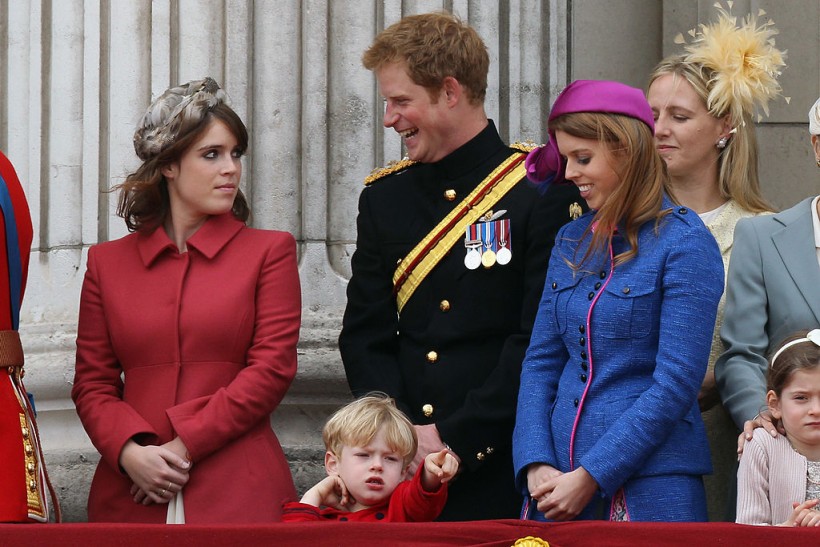 Princess Eugenie, Prince Harry and Princess Beatrice