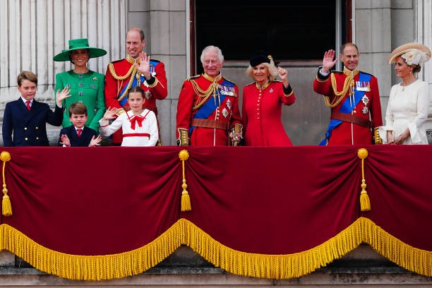 Trooping the Colour ceremony in central London, as King Charles III celebrates his first official birthday since becoming sovereign. Picture date: Saturday June 17, 2023.
