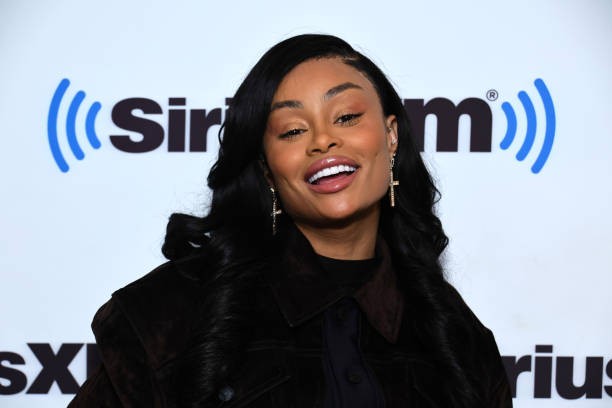 NEW YORK, NEW YORK - MARCH 29: Angela Renée White, formerly known as Blac Chyna visits SiriusXM at SiriusXM Studios on March 29, 2023 in New York City. 