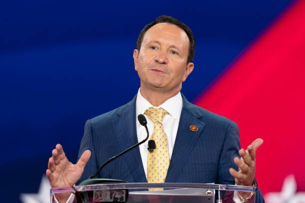 DALLAS, TEXAS, UNITED STATES - 2022/08/04: Louisiana Attorney General Jeff Landry speaks during CPAC.