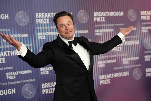 LOS ANGELES, CALIFORNIA - APRIL 13: Elon Musk attends the 10th Annual Breakthrough Prize Ceremony at Academy Museum of Motion Pictures on April 13, 2024 in Los Angeles, California. 