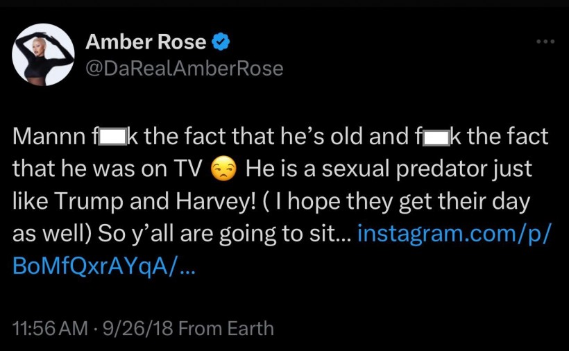 Amber Rose Trump tweet