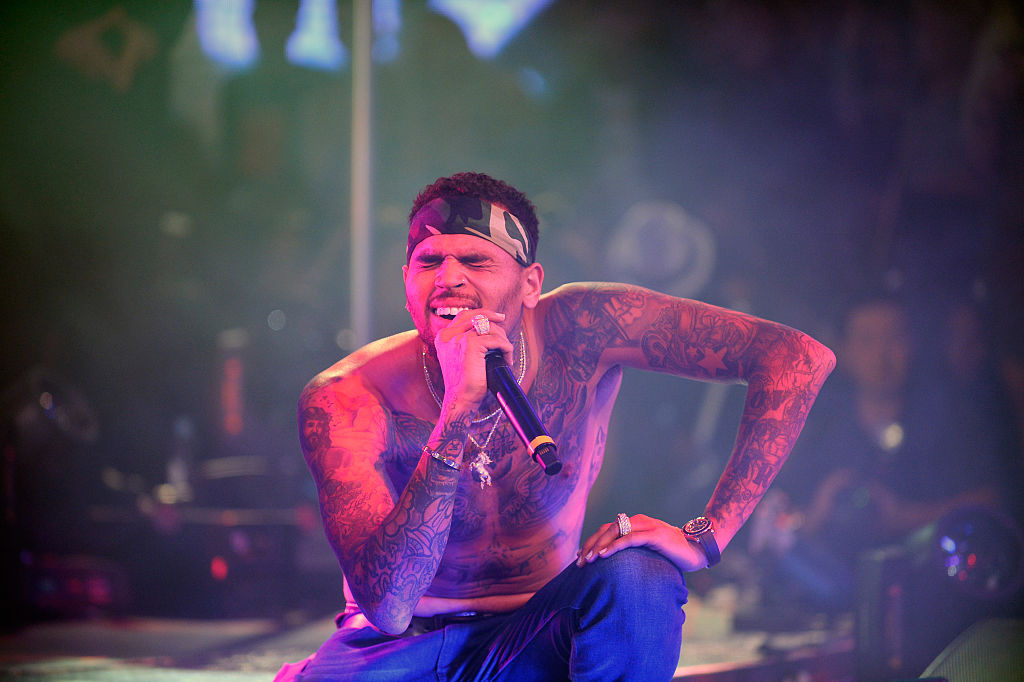 Singer Chris Brown