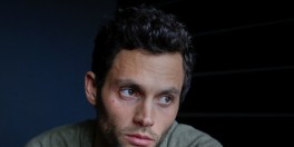 Actor Penn Badgley poses for a portrait in New York, April 23, 2013.