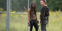 Andrew Lincoln and Danai Gurira open up about the relationship between Rick ahd Michonne on 'The Walking Dead'