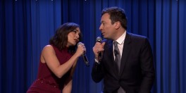 Vanessa Hudgens and Jimmy Fallon Sing the Friends Theme Song