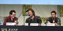 Supernatural Executive producer/writer Jeremy Carver, actors Jared Padalecki and Jensen Ackles
