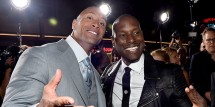 Dwayne Johnson and Tyrese Gibson