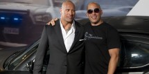 Dwayne 'The Rock' Johnson And Vin Diesel At The Fast Five Premier