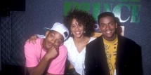 Will Smith, Karyn Parsons and Alfonso Ribeiro in Los Angeles, California at the NBC Allstars Party 1990