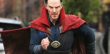 NEW YORK, NY - APRIL 02: Actor Benedict Cumberbatch is seen on the set of 'Doctor Strange' on April 2, 2016 in New York City. (Photo by XPX/Star Max/GC Images)