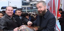 Director David F. Sandberg attends the unveiling of the Shazam! World Exclusive Fan Experience on March 14, 2019 in Toronto, Canada.