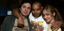 Zach Braff and Donald Faison during Maxim & Bloomingdale's 