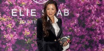 Actress Michelle Yeoh attends the Elie Saab Haute Couture Spring/Summer 2022 show as part of Paris Fashion Week at Le Carreau Du Temple on January 26, 2022 in Paris, France.
