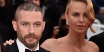 Tom Hardy and Charlize Theron attend the 