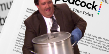 the office kevin's chili recipe hidden in peacock terms of service