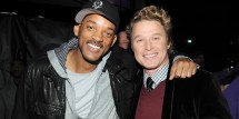 Will Smith and Billy Bush attend the holiday tree lighting and the grand opening of the LA Kings Holiday Ice at L.A. LIVE on December 4, 2010 in Los Angeles, California. 