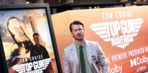 Glen Powell attends the Global Premiere of 