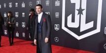 Actor Ezra Miller attends the premiere of Warner Bros. Pictures' 