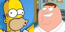 Homer Simpson and Peter Griffin