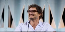 Pedro Pascal attends the panel for “The Mandalorian” series at Star Wars Celebration in Anaheim, California on May 28, 2022. 