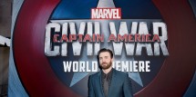Actor Chris Evans attends the premiere of Marvel's 