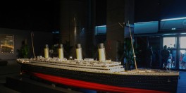 A replicated model of the RMS Titanic liner