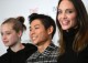 Shiloh Jolie-Pitt, Pax Thien Jolie-Pitt and actress Angelina Jolie