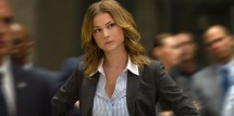 Emily VanCamp as Agent 13 in 'Captain America: The Winter Soldier'