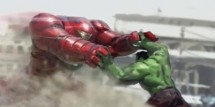 Iron Man vs. Hulk in Avengers 2 Concept Art