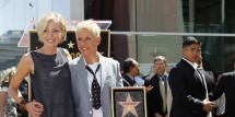 Portia and Ellen DeGeneres