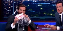 Jake Gyllenhall responds to Amy Schumer's cake thievery on 'The Late Show with Stephen Colbert'